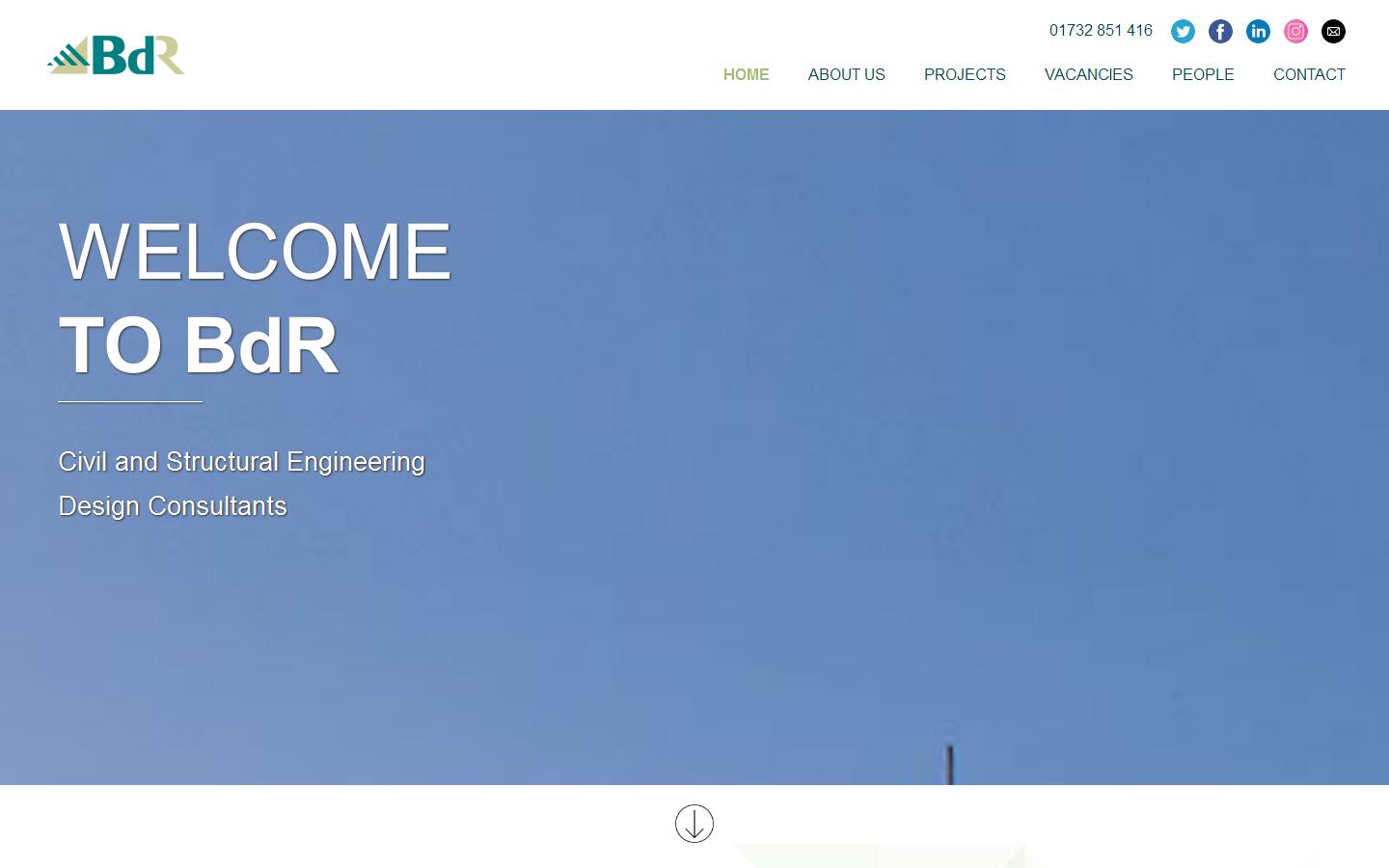 B D R Civil & Structural Engineering Consultants Website
