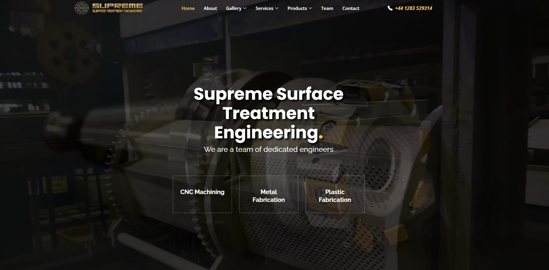 Supreme Surface Treatment Engineering Ltd Website