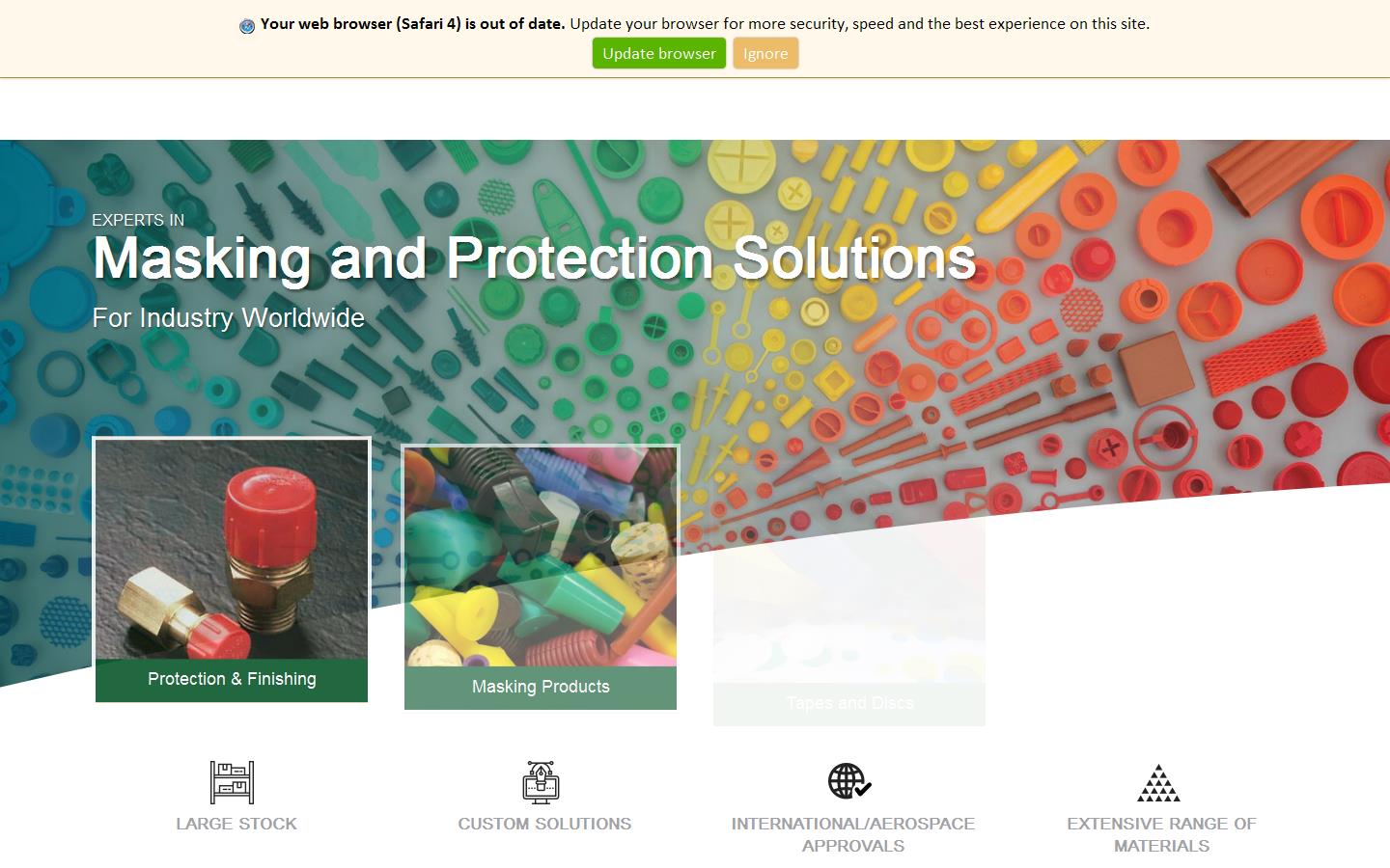 Greentree Masking Solutions Website