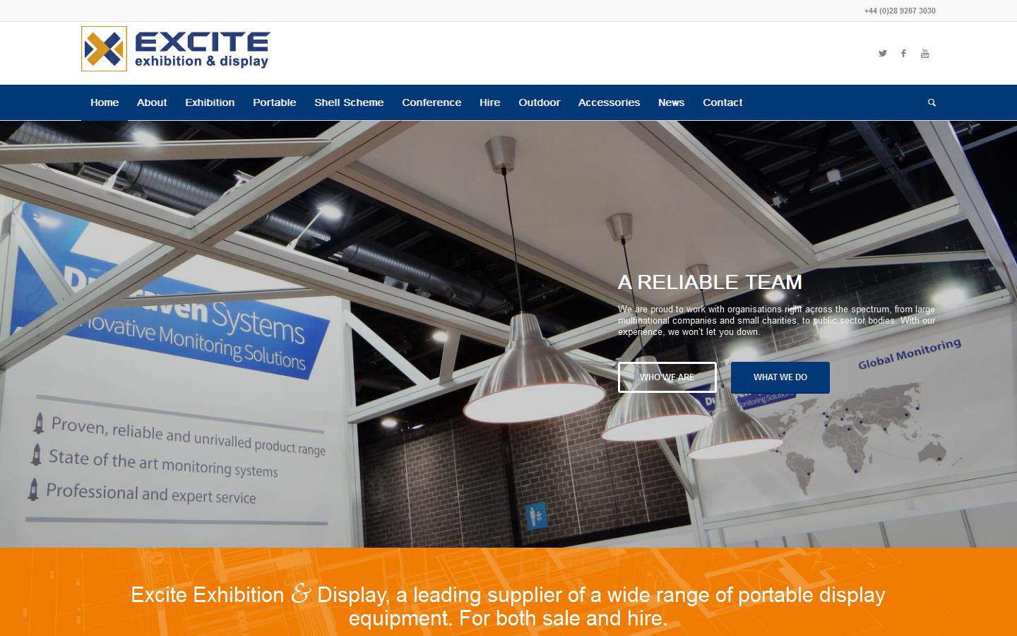 Excite Exhibition & Display Website