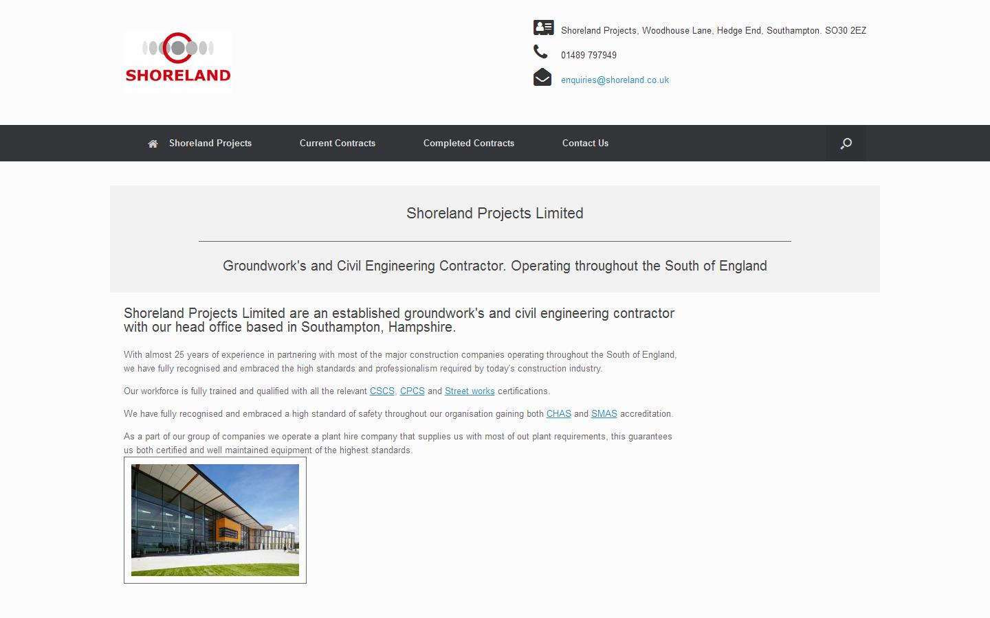 Shoreland Projects Website