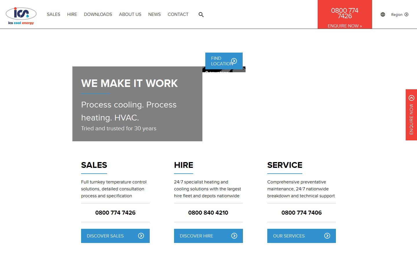 ICS Cool Energy Website