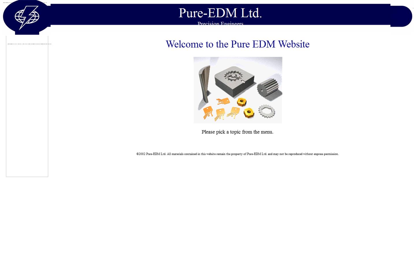 Pure E D M Ltd Website