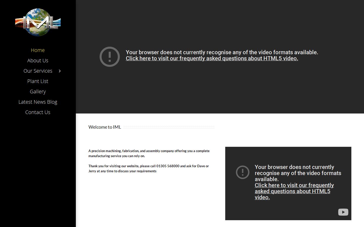 Innotec Manufacturing Ltd Website