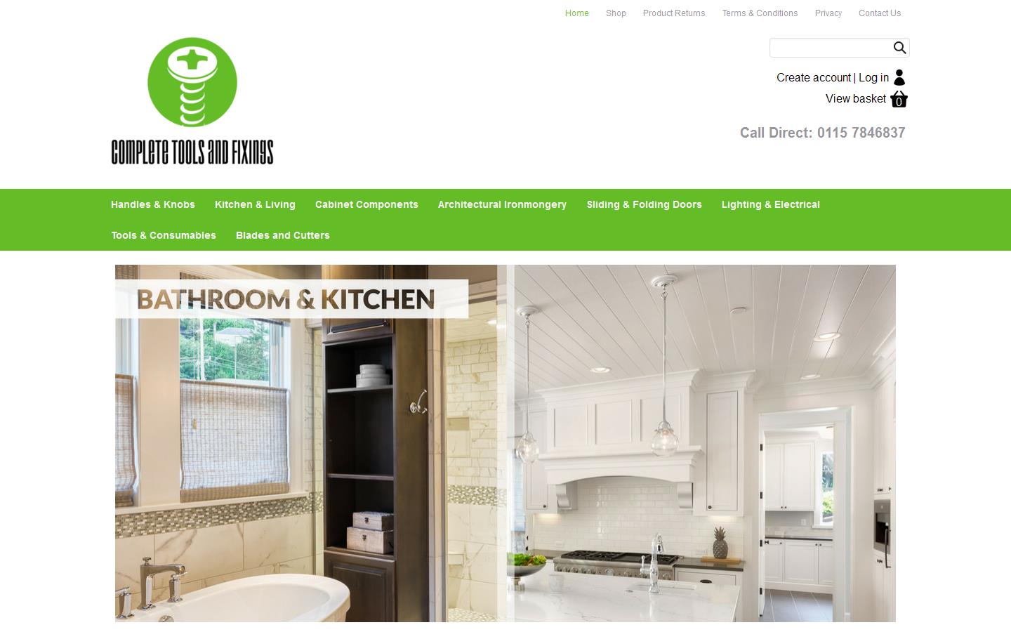 Complete Tools & Fixings T R Ltd Website