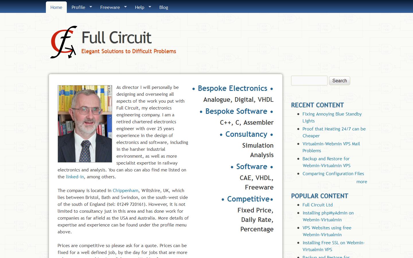 Full Circuit Ltd Website