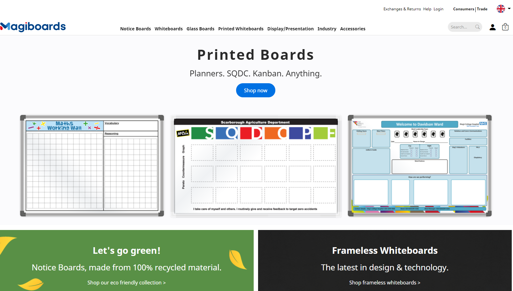 Magiboards Ltd Website