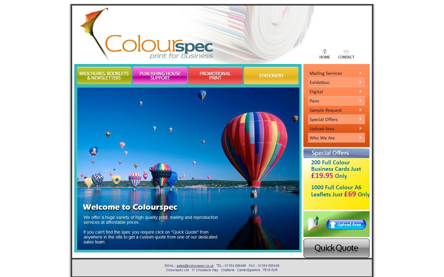 Colourspec Website