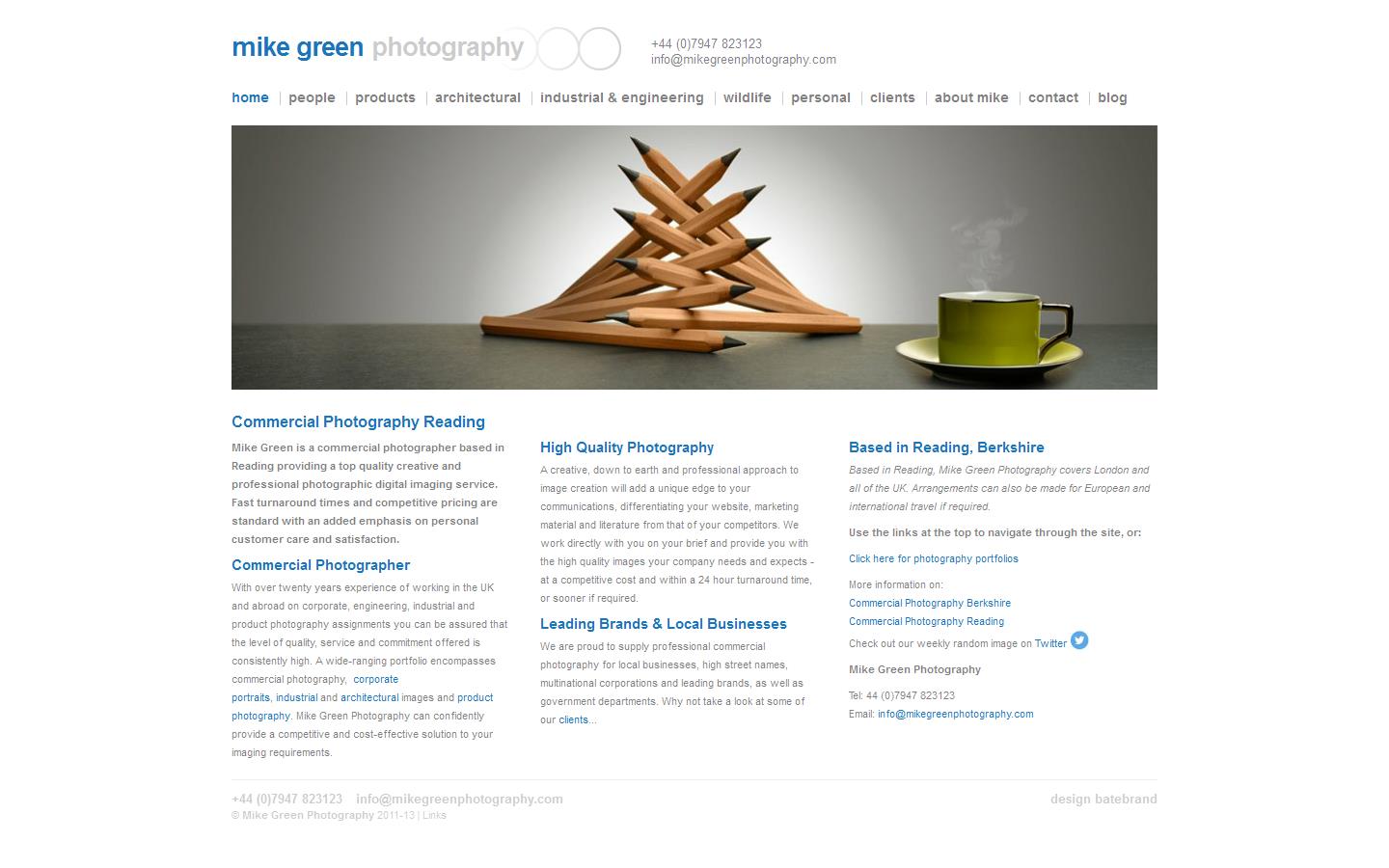 Mike Green Photography Website