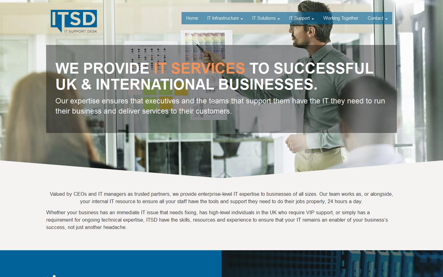 I.T Support Desk Website