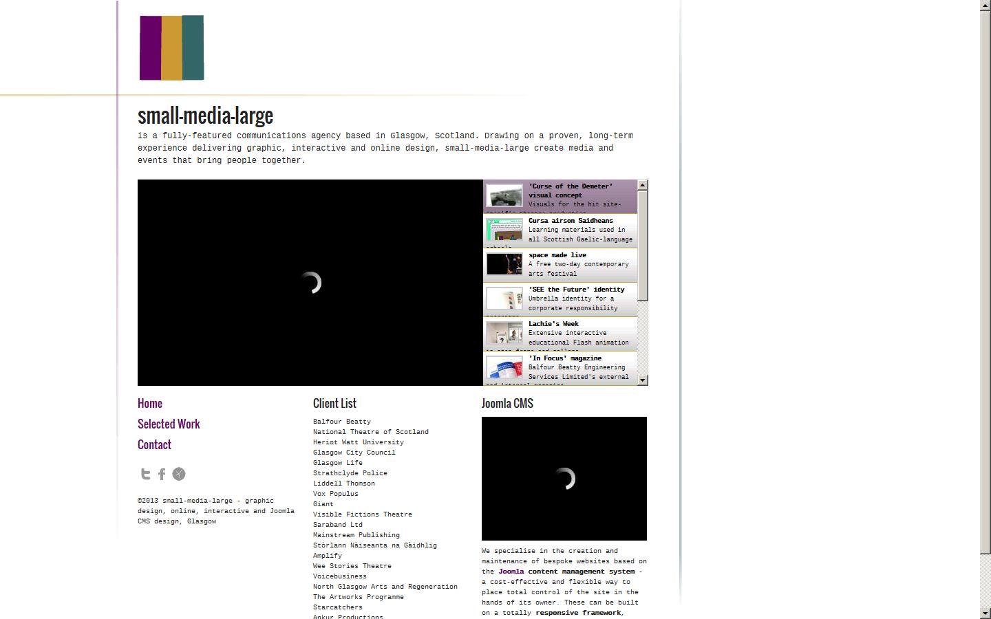 Small-Media-Large Website