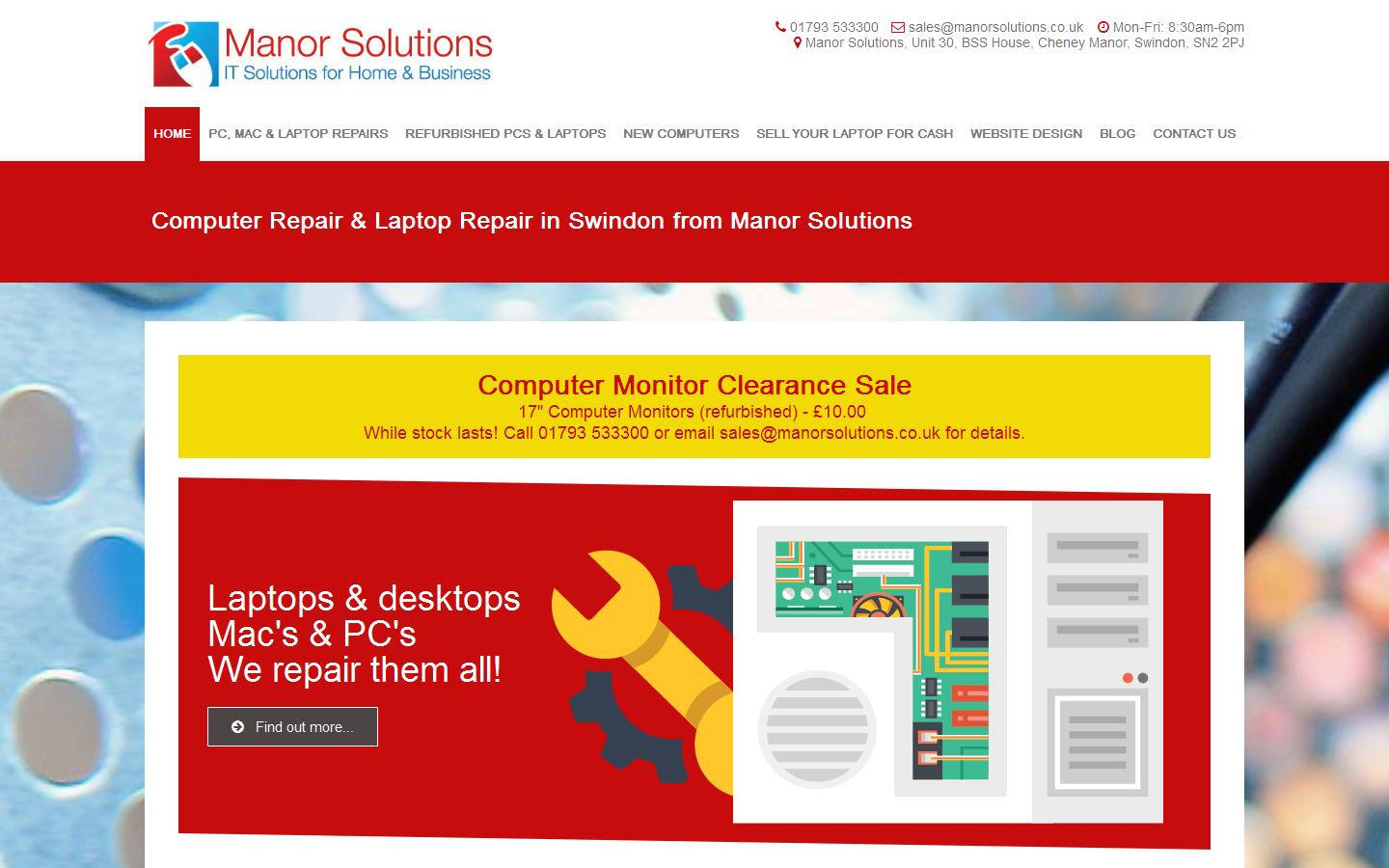 Manor Solutions Website
