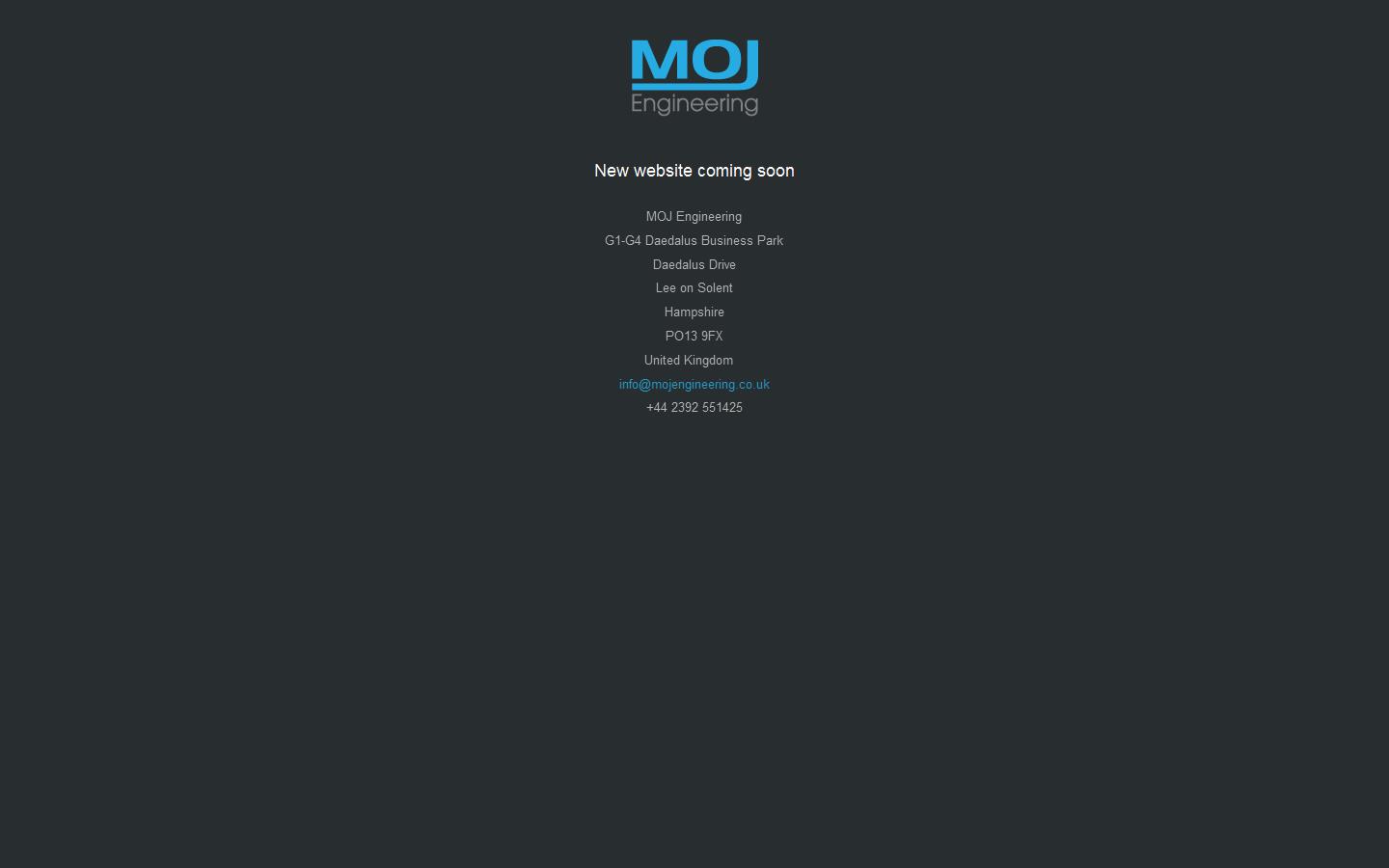 M O J Engineering Website