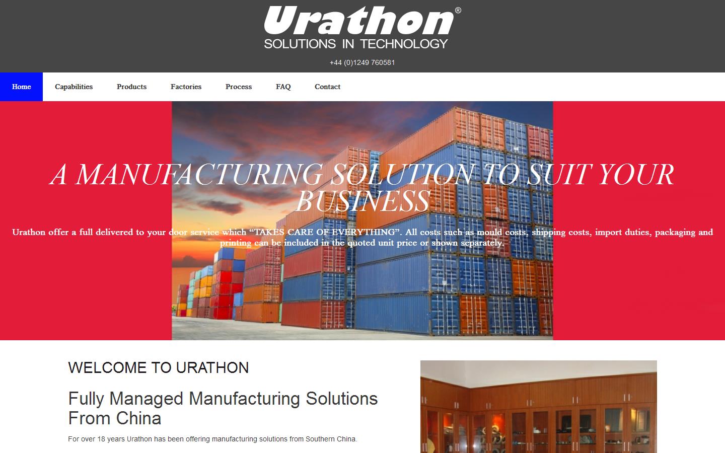 Urathon Europe Ltd Website