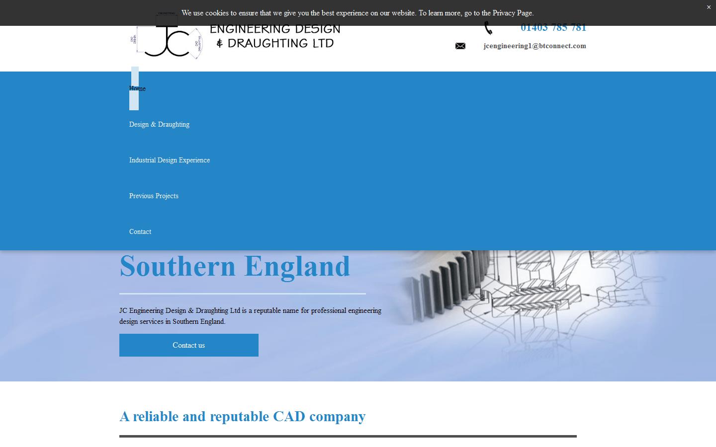 J C Engineering Design & Draughting Ltd Website