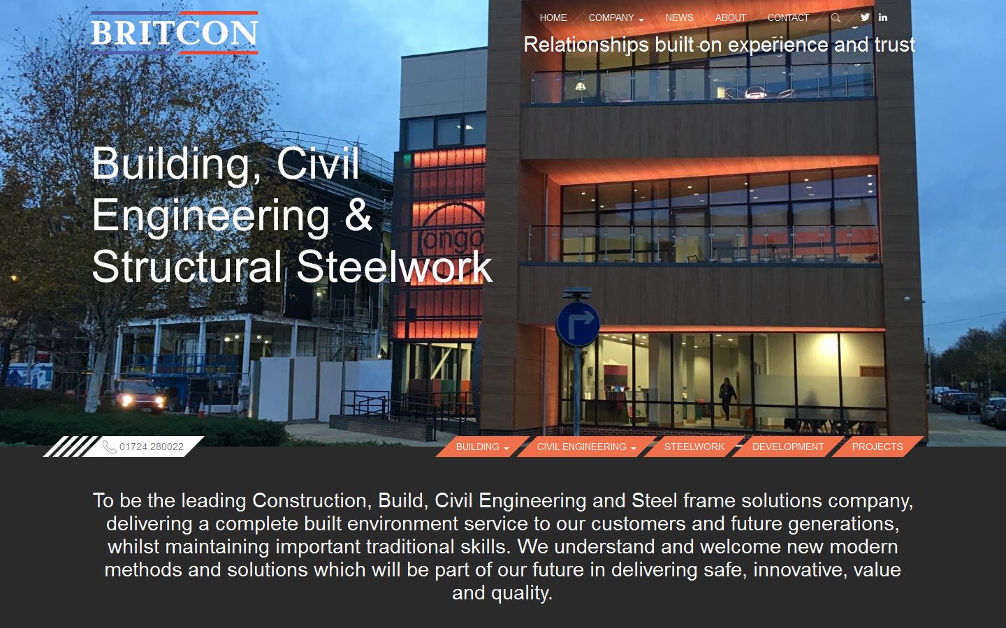 Britcon UK Ltd Website