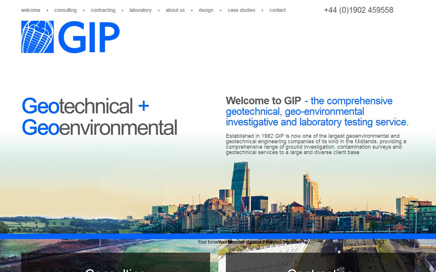 Ground Investigation & Piling Ltd Website