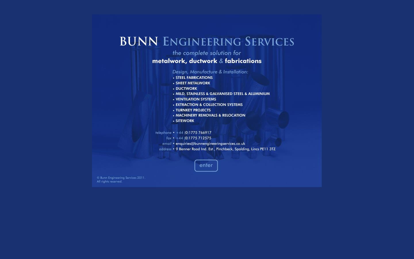 Bunn Engineering Services Website