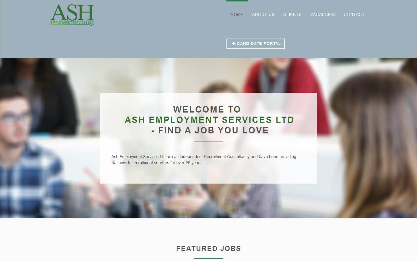 Ash Employment Services Ltd Website