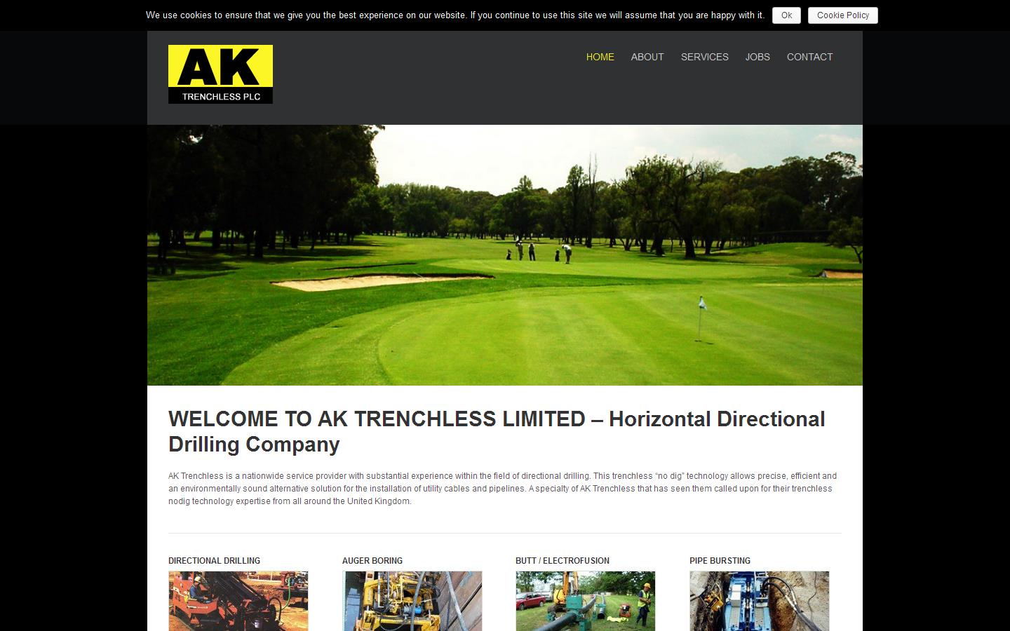 A K Trenchless Ltd Website