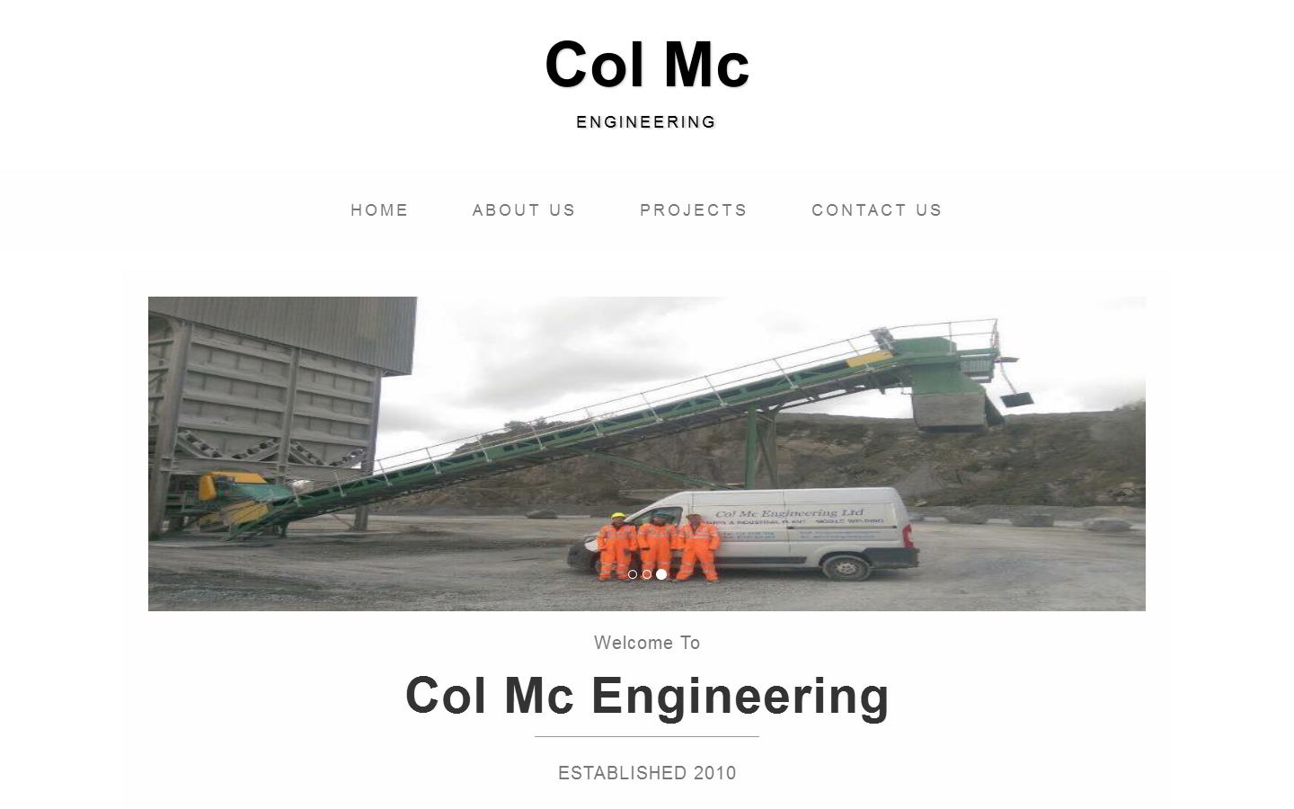 Col Mc Engineering Ltd Website