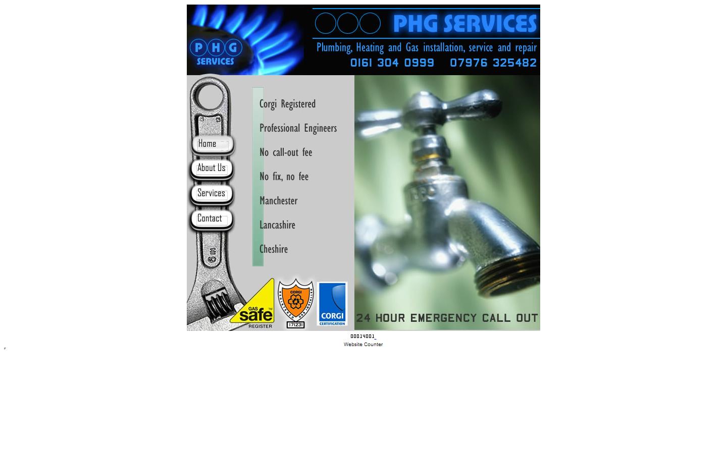 P H G Services Website