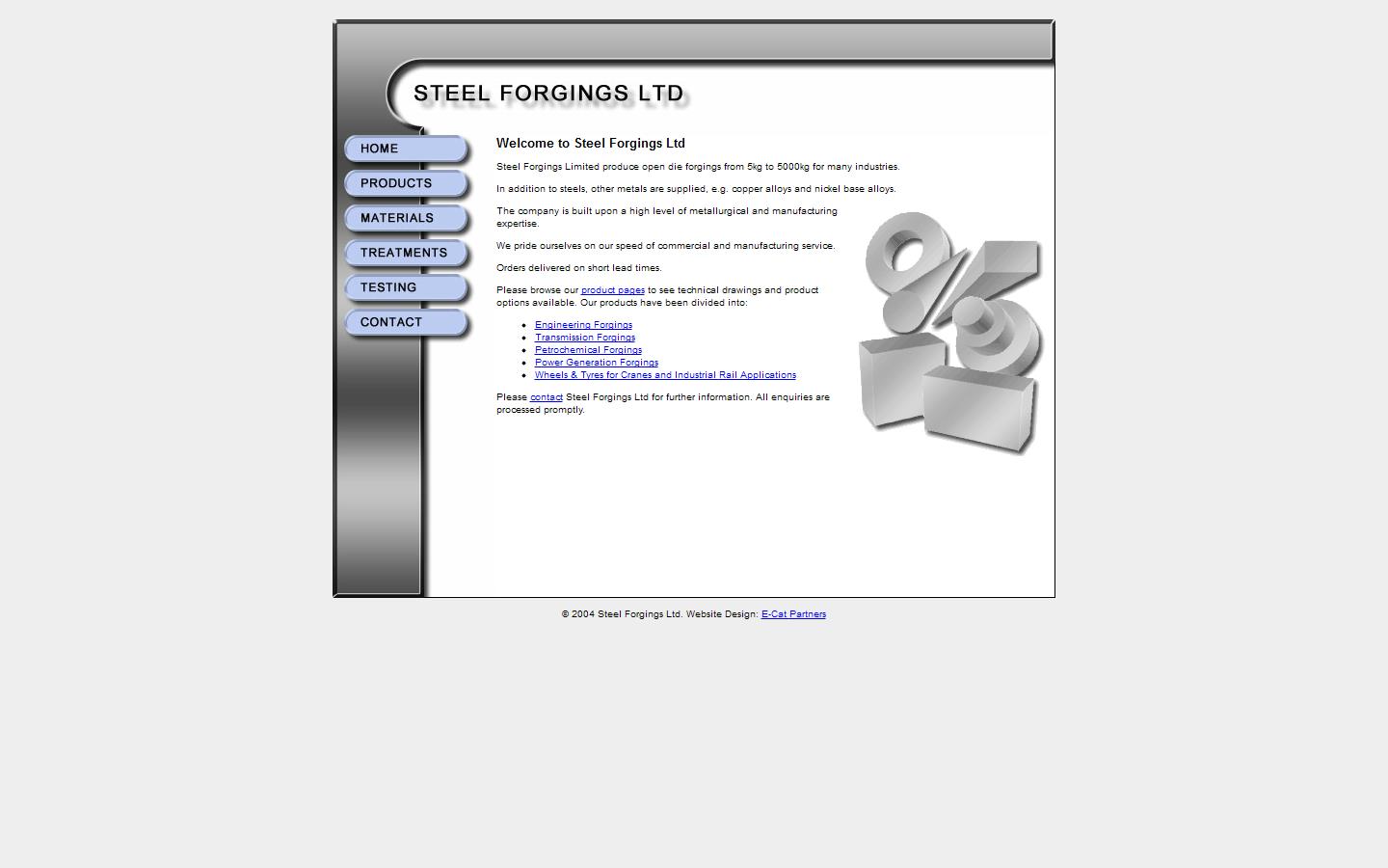 Steel Forgings Ltd Website