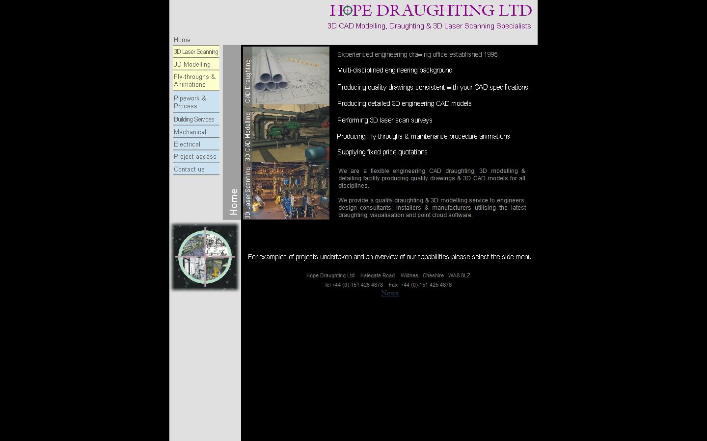 Hope Draughting Ltd Website