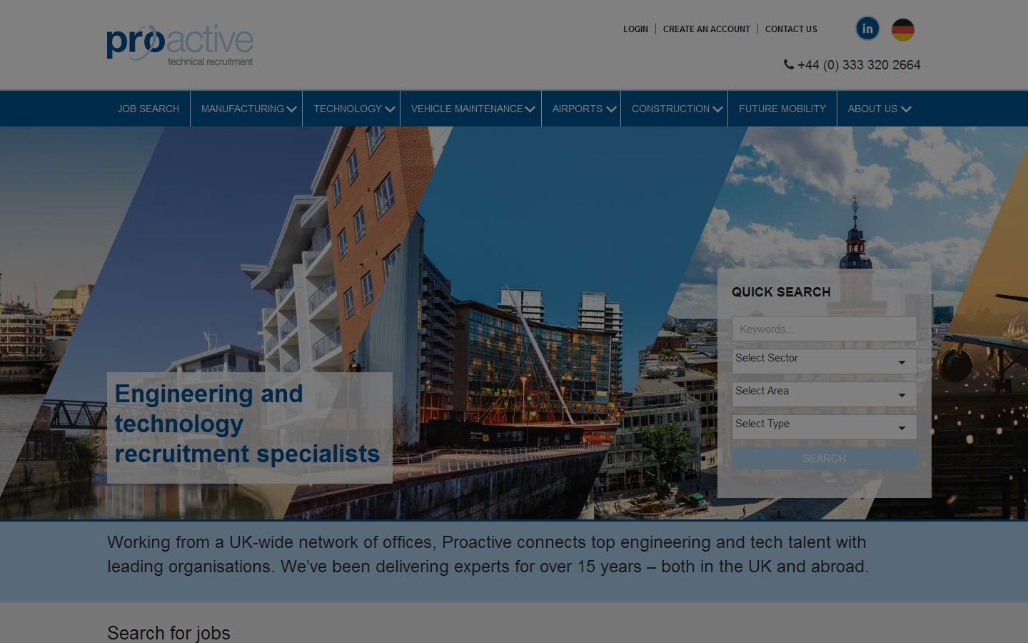 Proactive Technical Recruitment Website