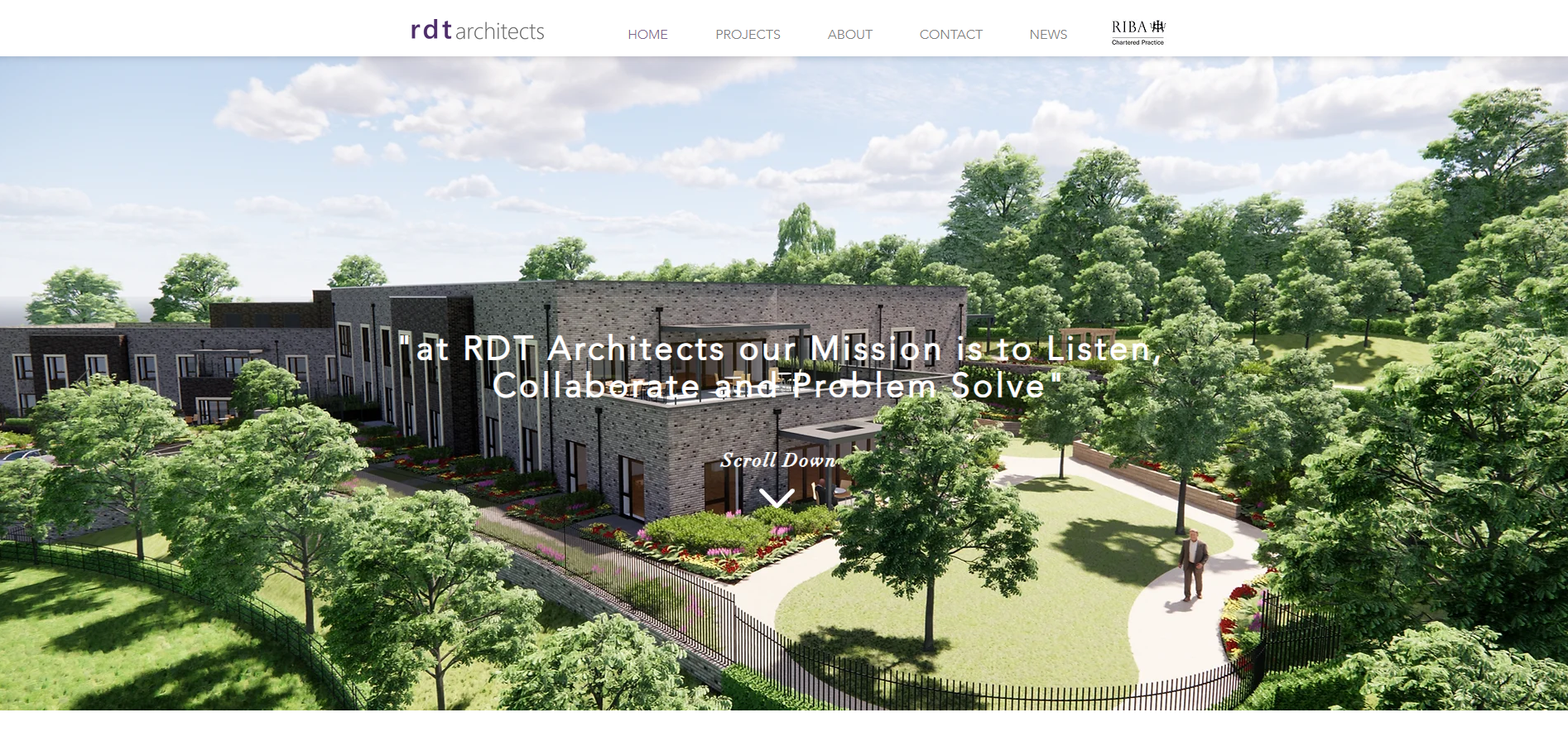 R D T Architects Website