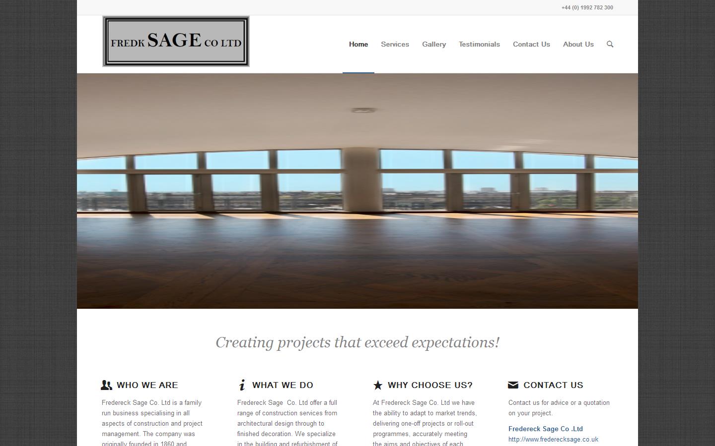 Fredereck Sage Website