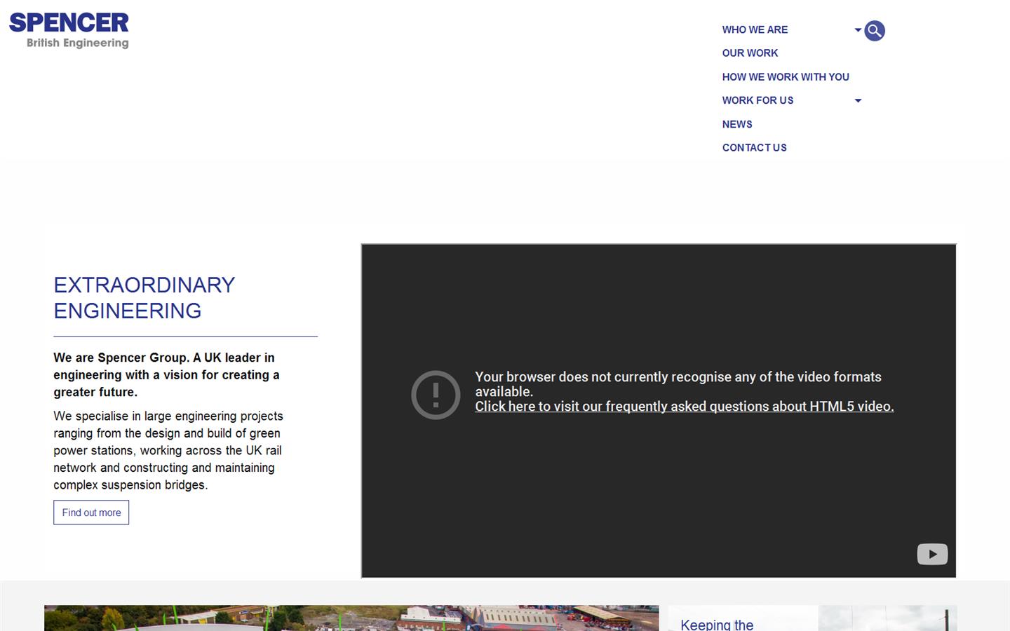 C Spencer Ltd Website