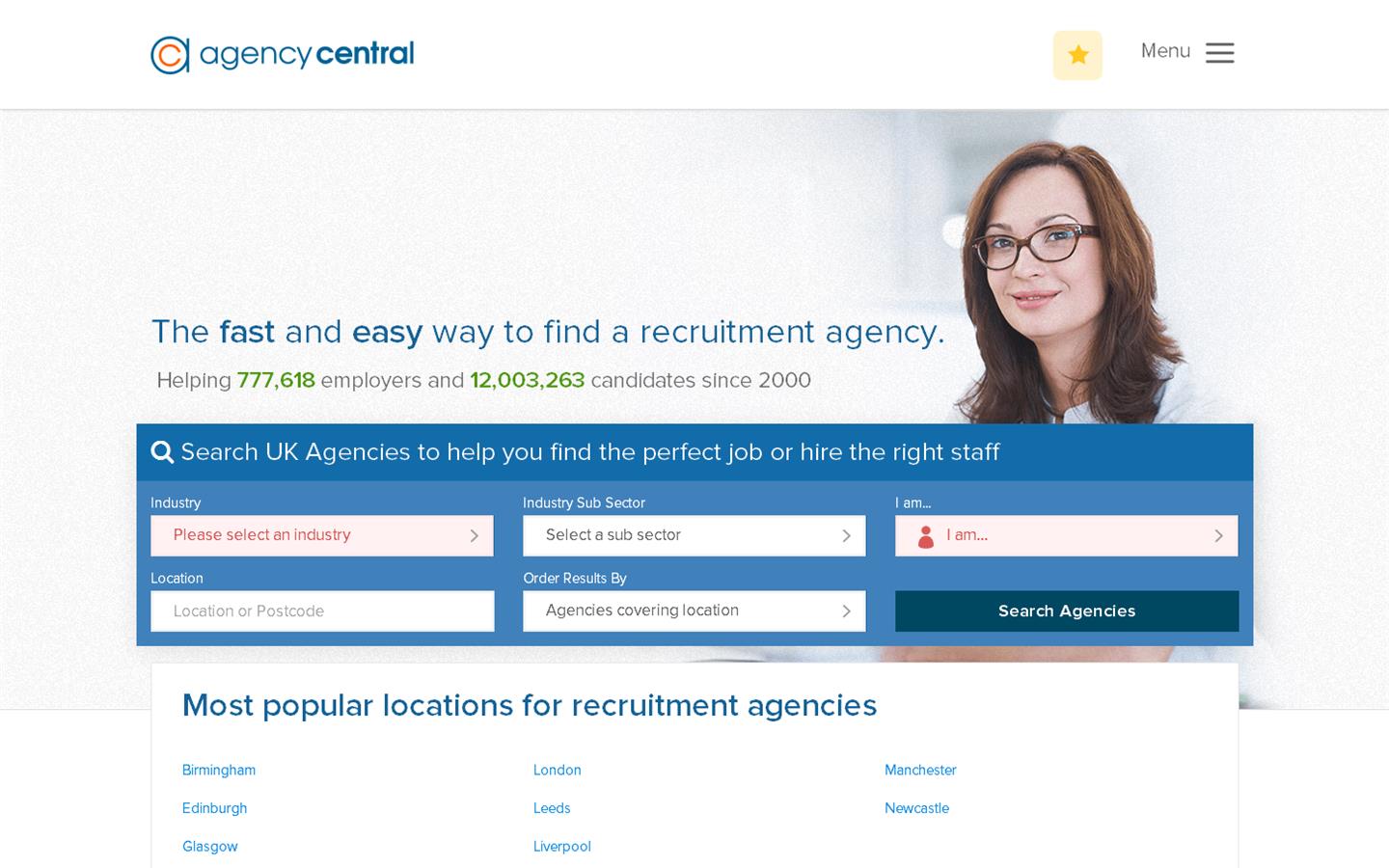 Agency Central Website