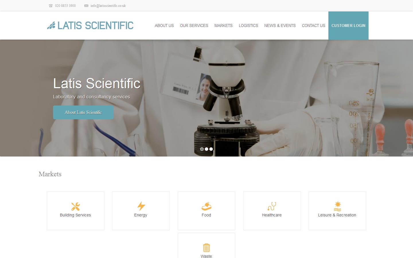 Latis Scientific Website