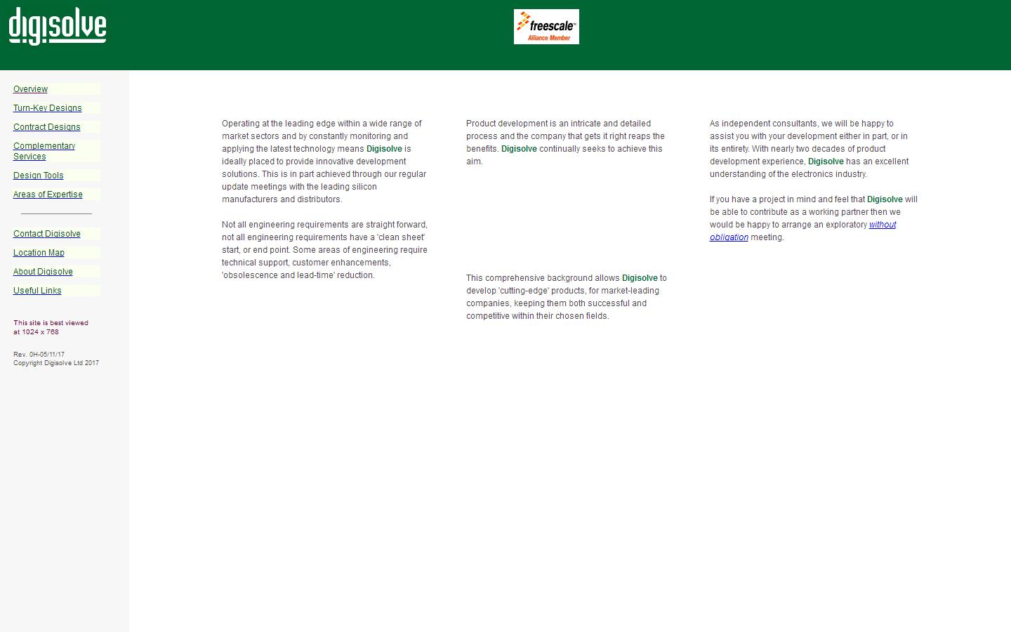 Digisolve Ltd Website