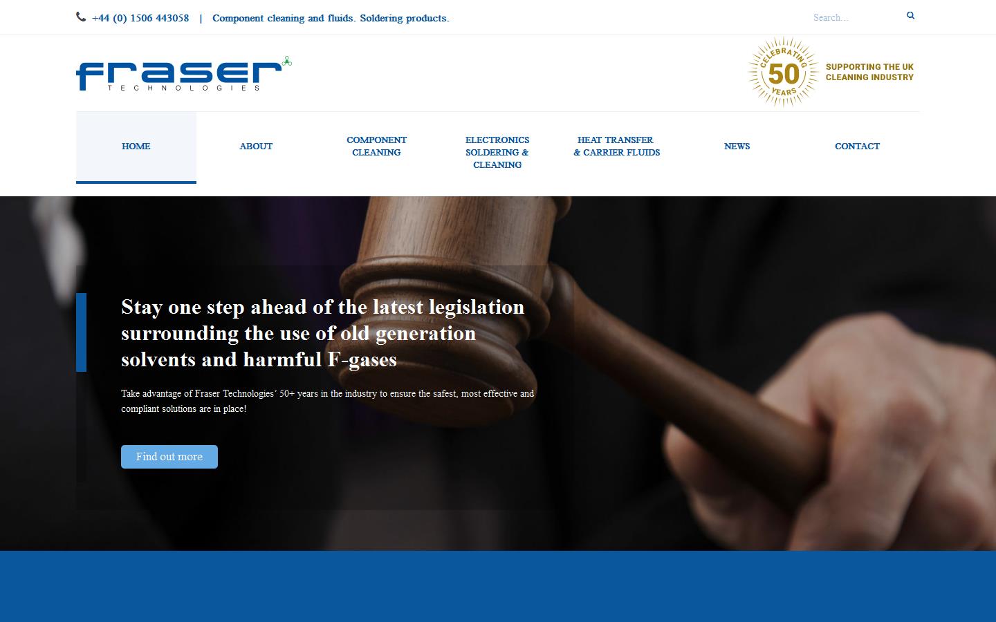Fraser Cleaning Technologies Ltd Website