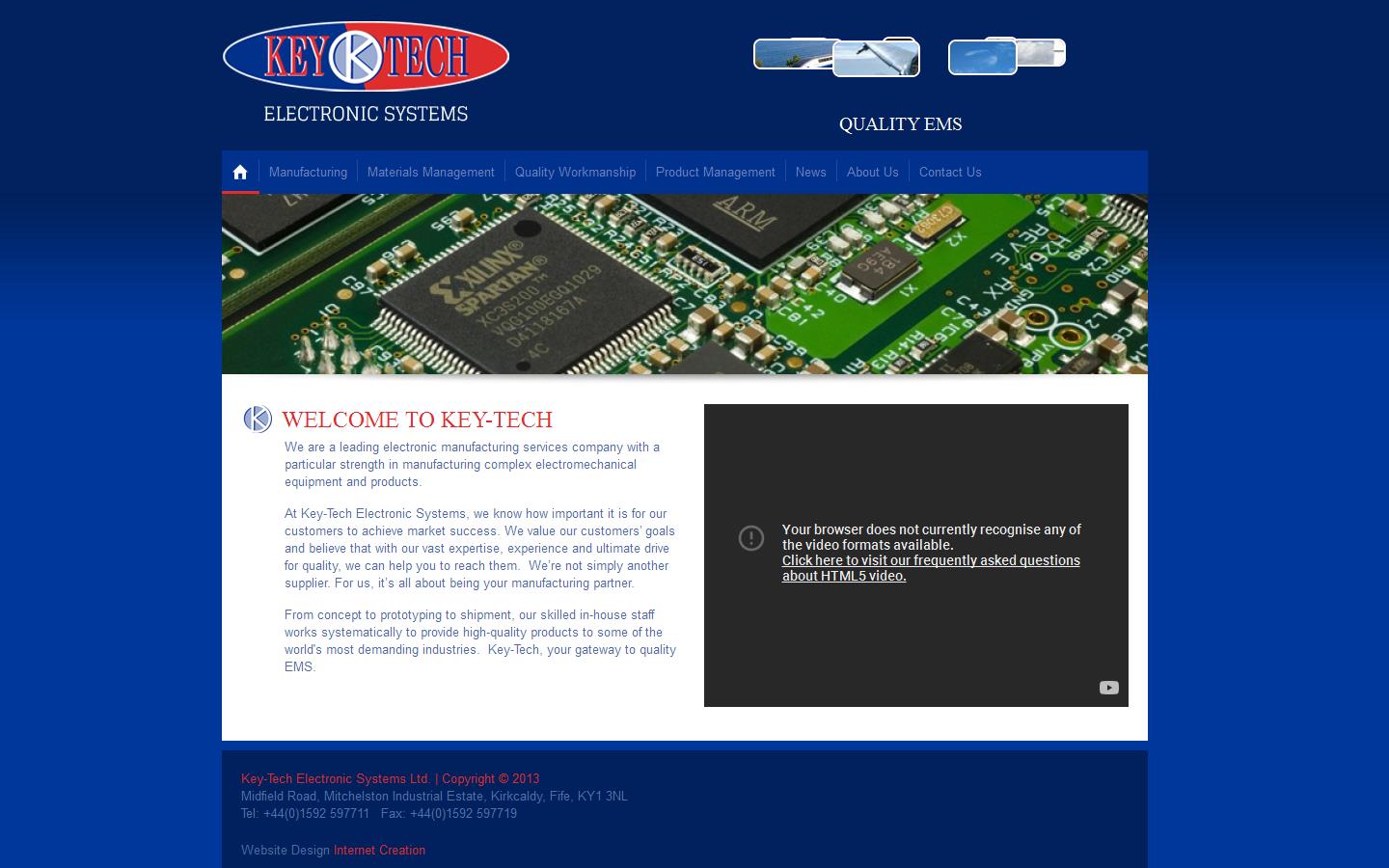 Key-tech Website
