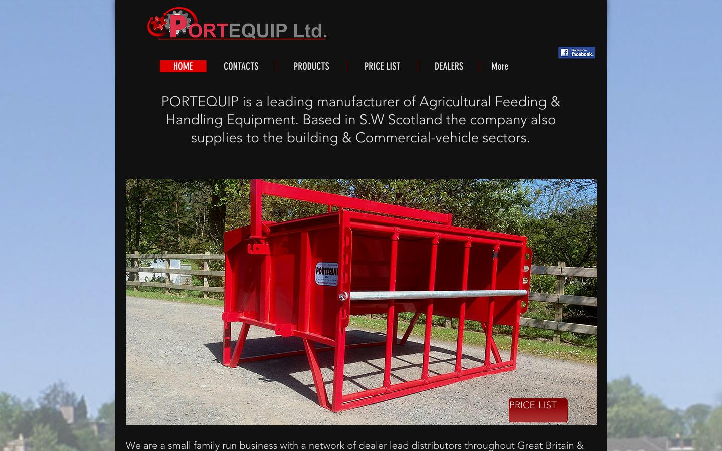 Portequip Ltd Website