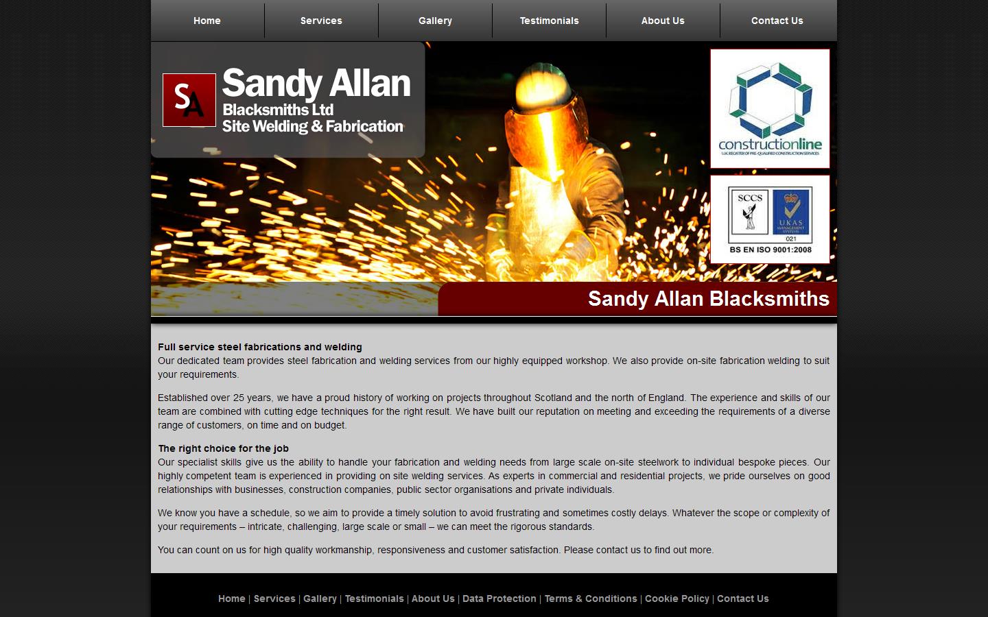 Sandy Allan Blacksmiths Website