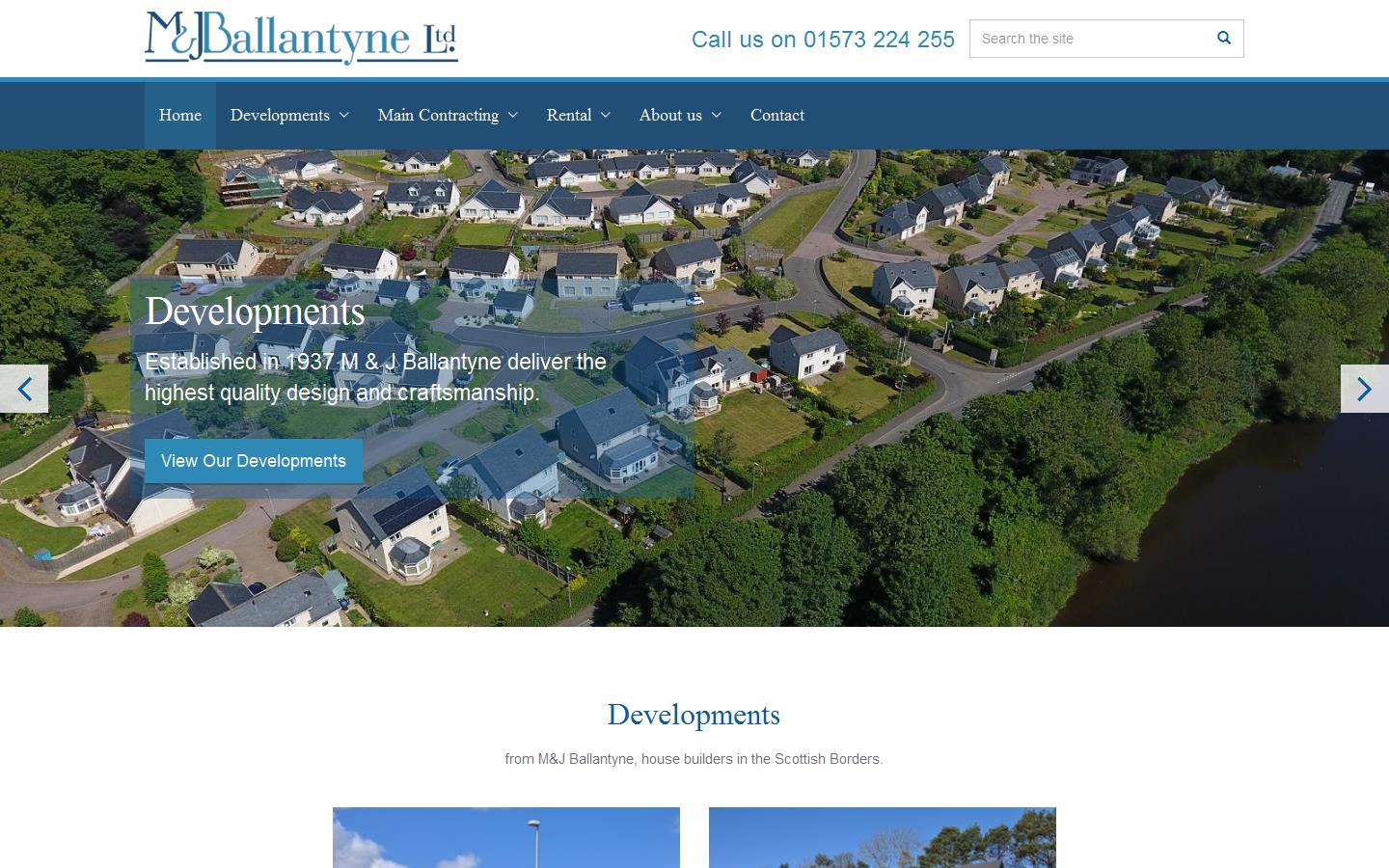 M & J Ballantyne Ltd Website