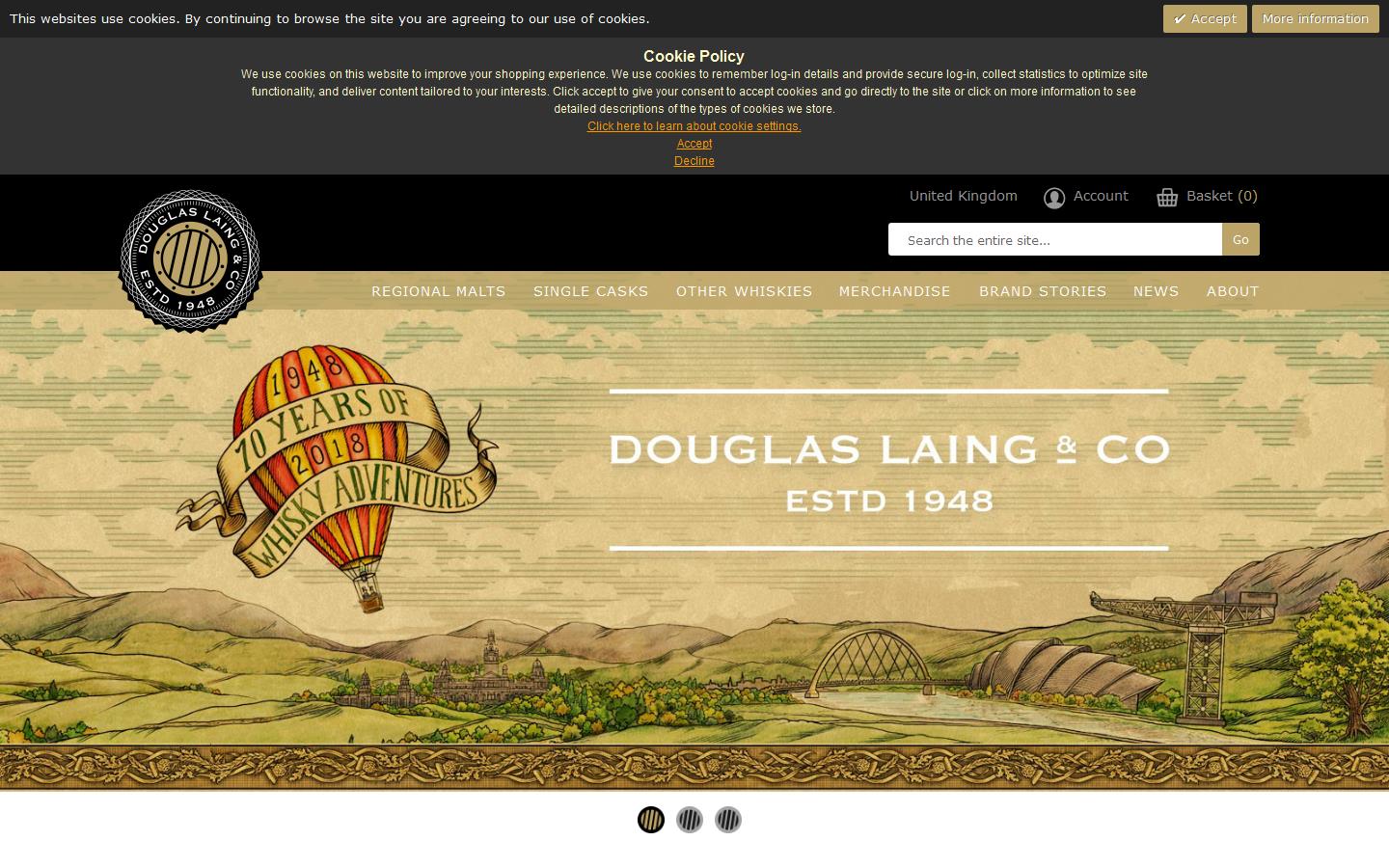 Douglas Laing & Co. Ltd Website