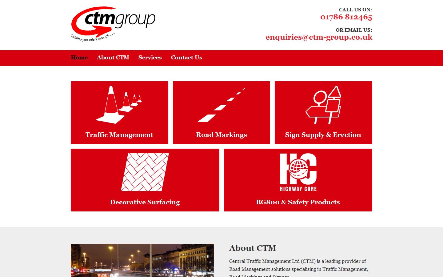 Central Traffic Management Website