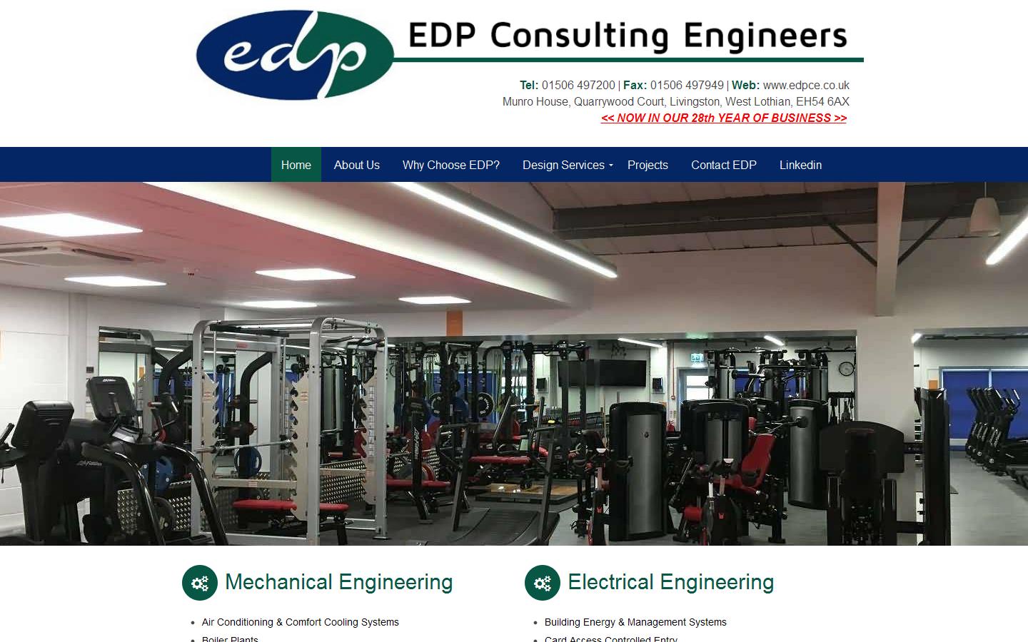 E D P Consulting Engineers Website