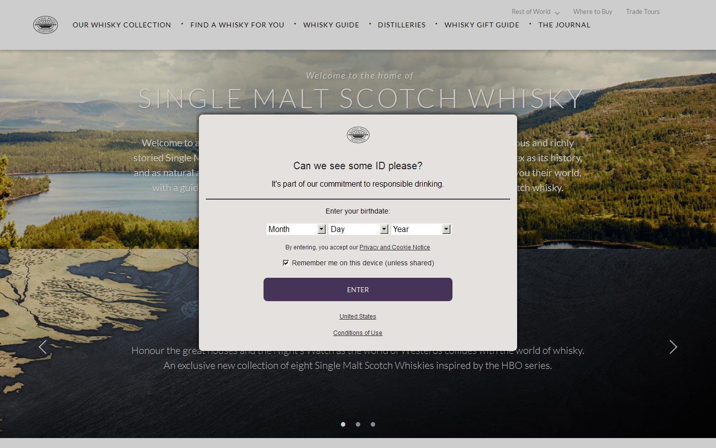 Caolila Distillery Website