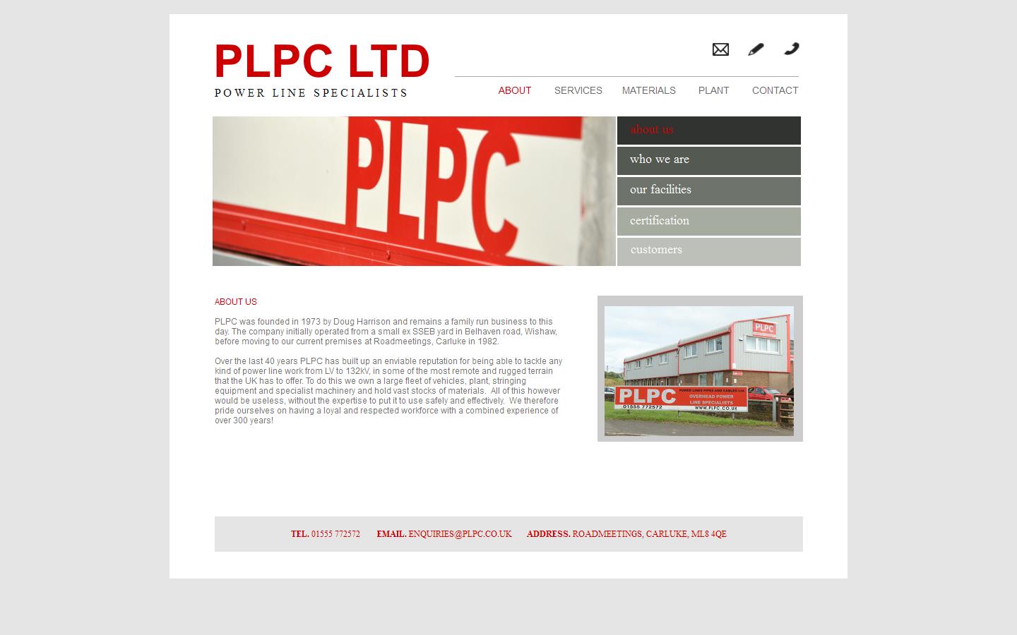 P L P C Ltd Website
