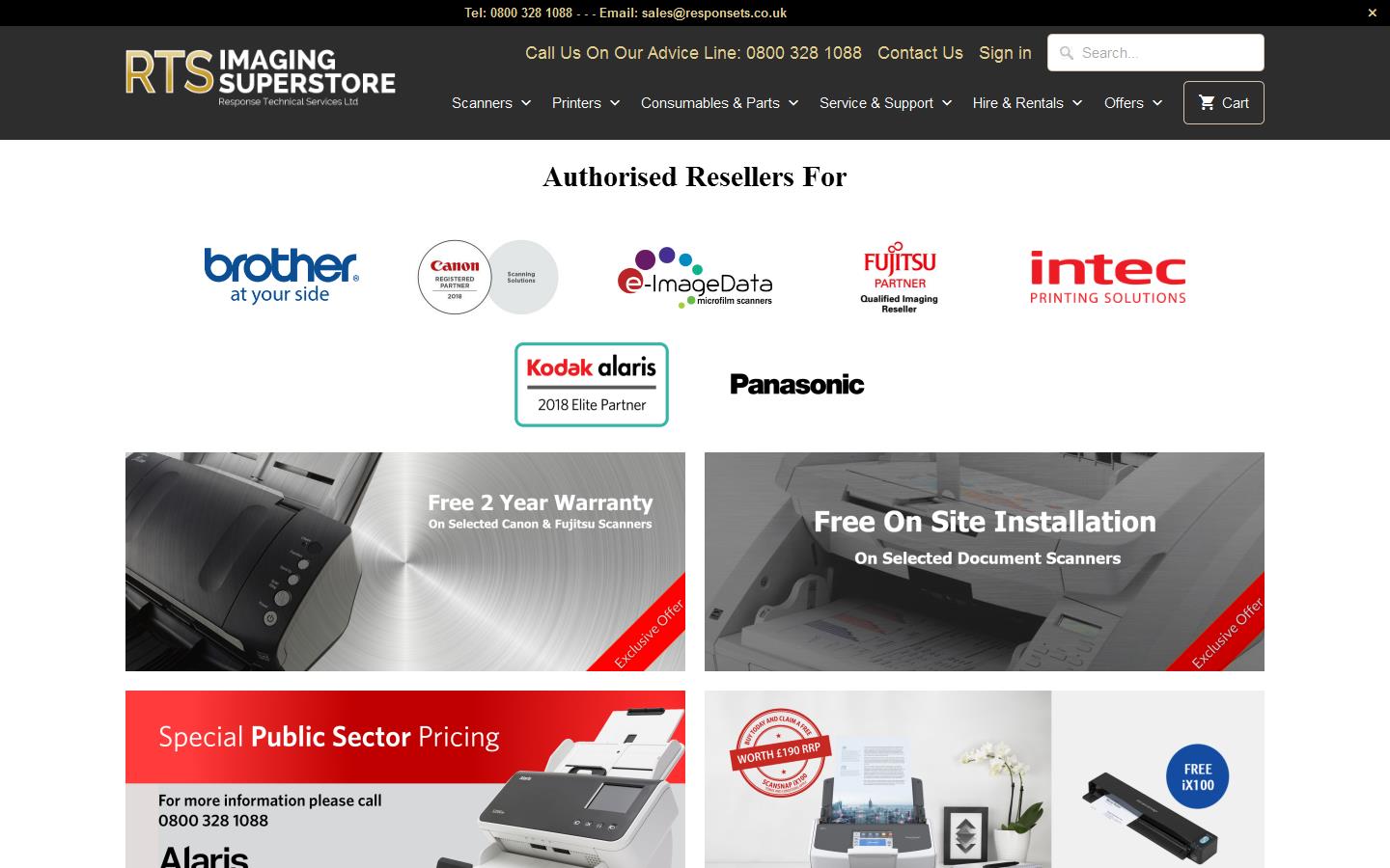 Response Technical Services Website