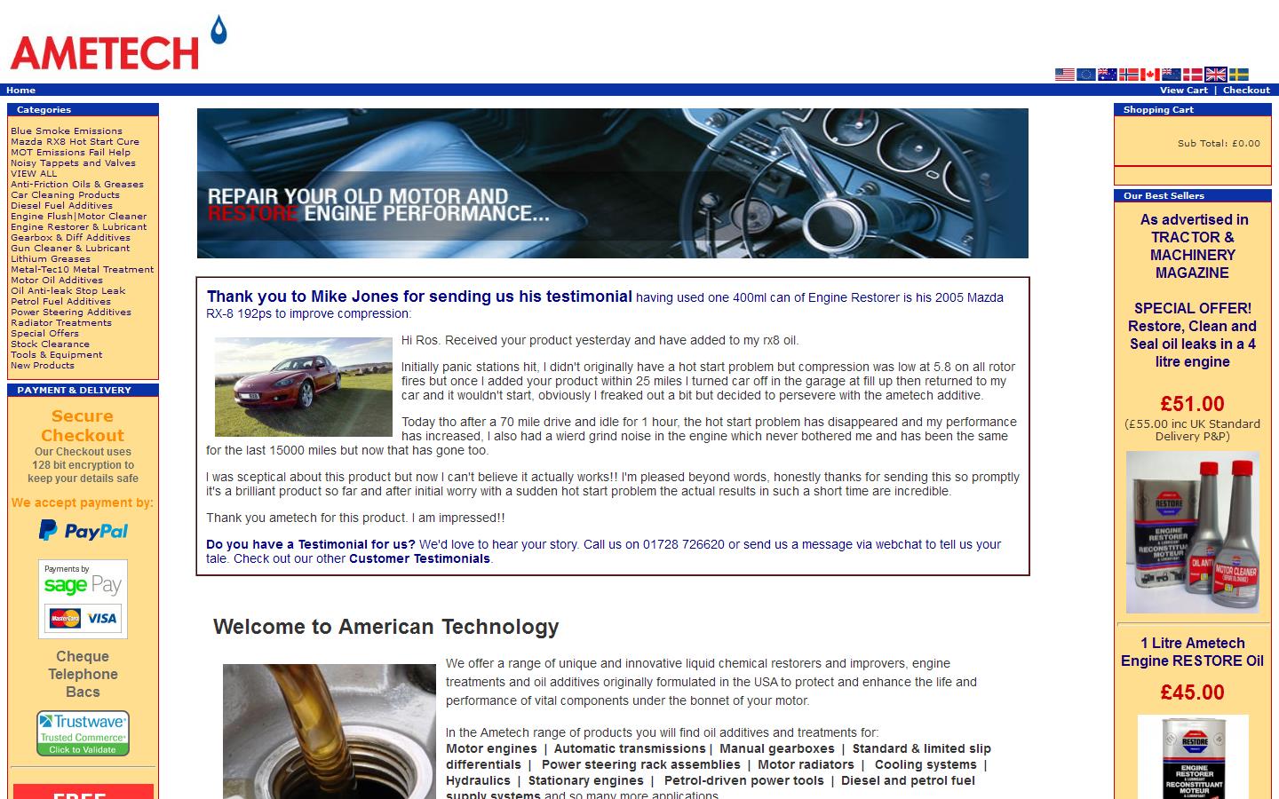 Ametech Website