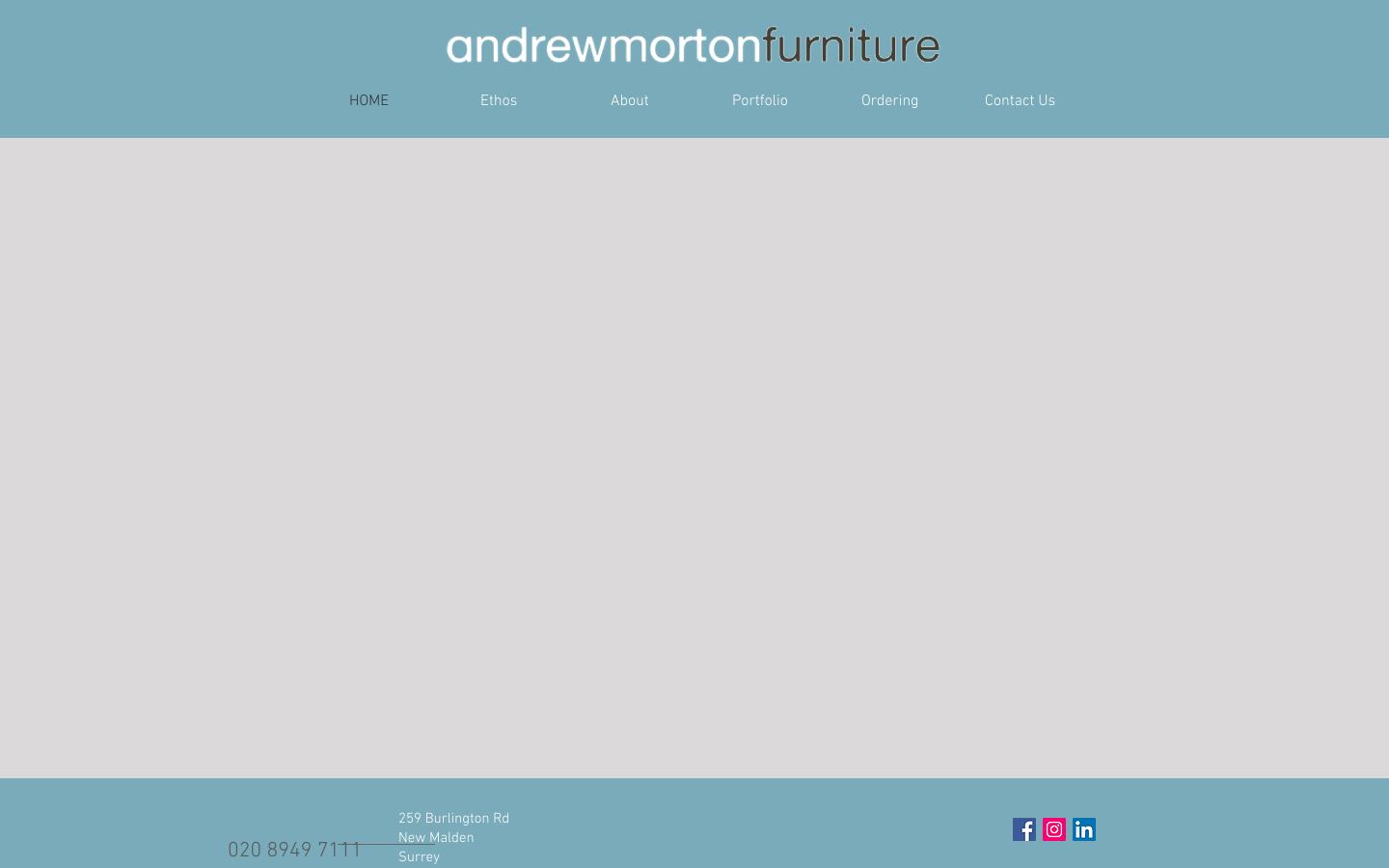 Andrew Morton Furniture Website
