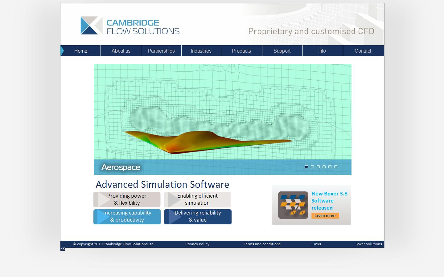 Cambridge Flow Solutions Website