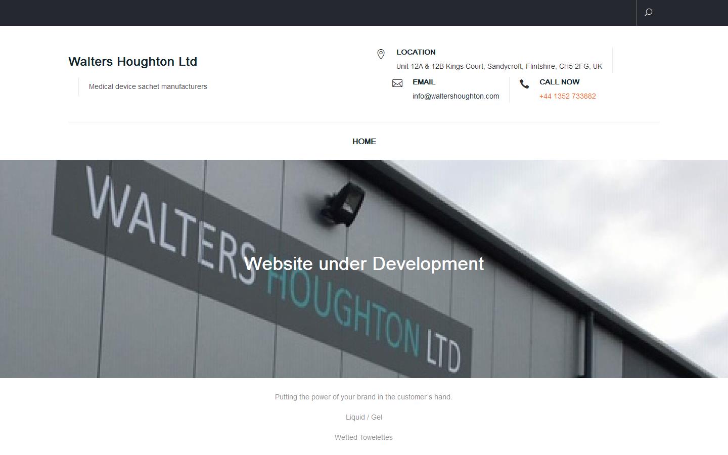 Walters Houghton Ltd Website
